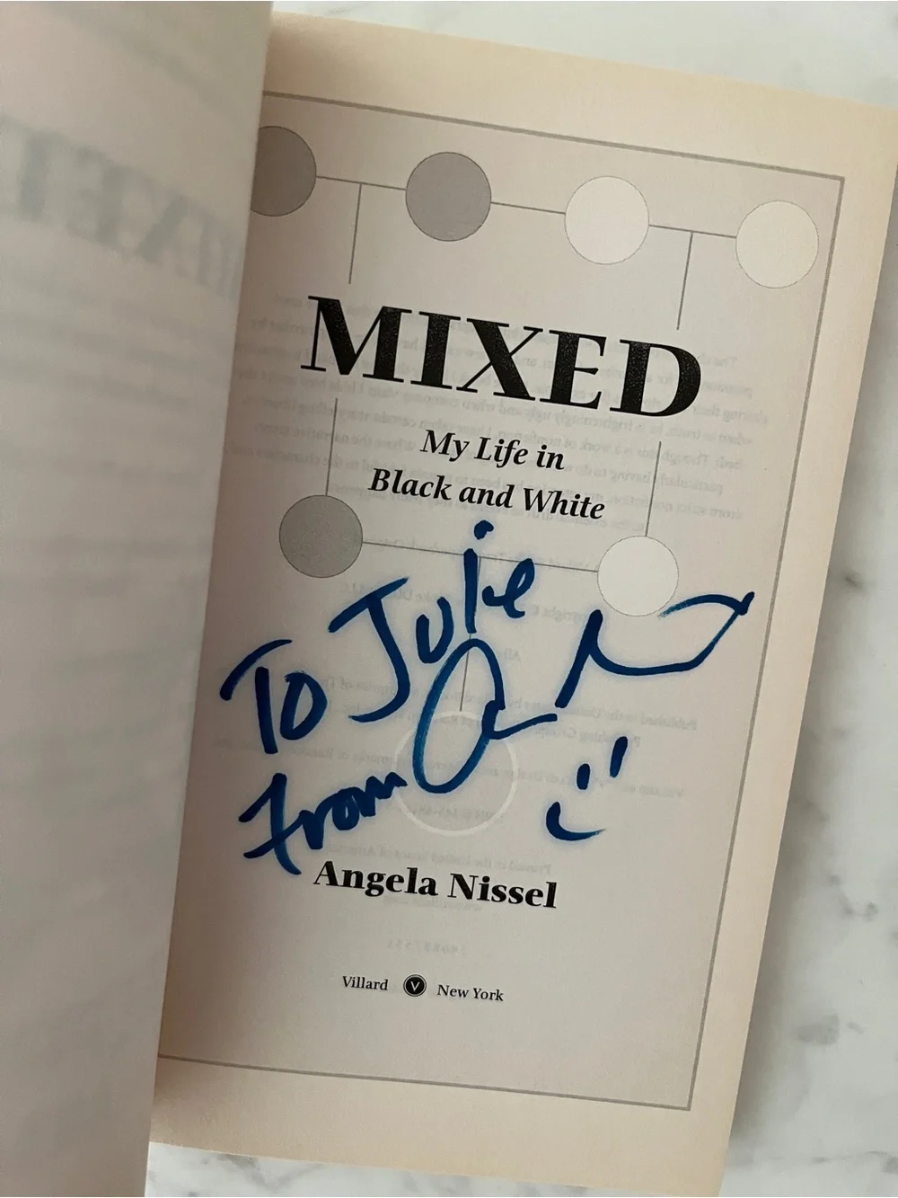 Mixed My Life in Black and White By Angela Nissel Paperback Book